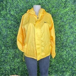 Nike yellow‎ windbreaker